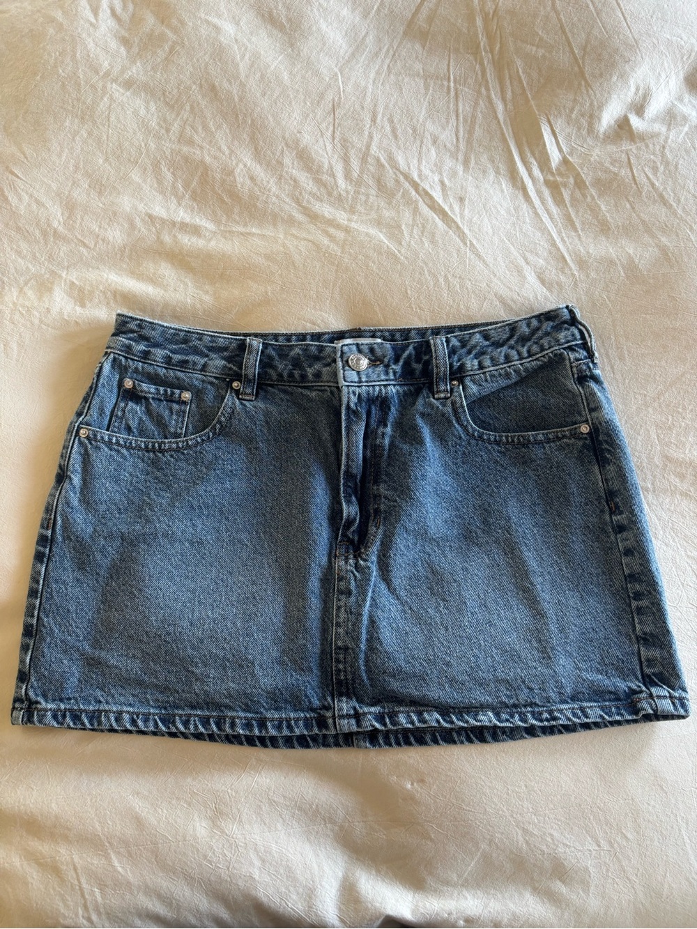 PacSun Blue Denim Mini Skirt